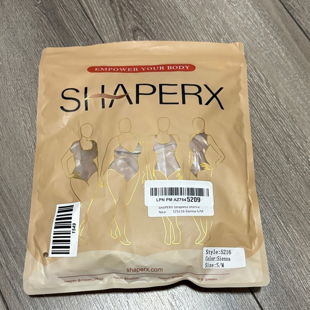 ShaperX Women's Shapewear in Tan